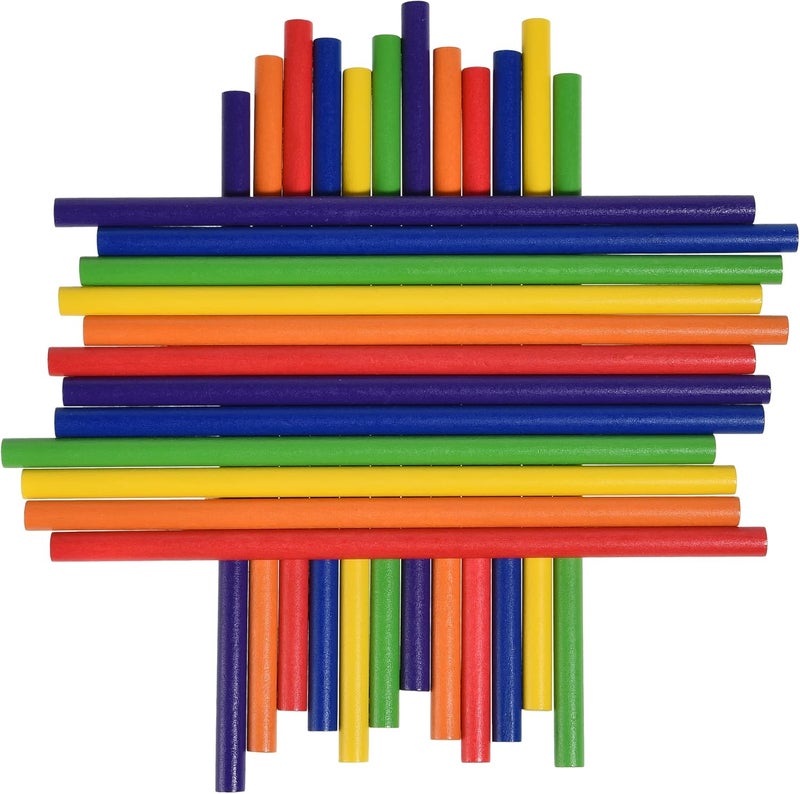 MGTECH 60 Pack Rhythm Sticks for Kids, 12 Inch Wood Lummi Sticks Music Percussion Sticks, 6 Colors - Image 2